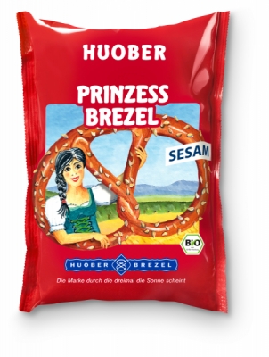 HUOBER BREZEL Prinzess Brezel mit Sesam