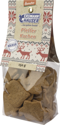 ErdmannHAUSER Getreideprodukte GmbH ErdmannHAUSER demeter Pfefferkuchen aus Dinkel