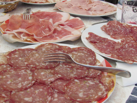 bio-verde Ital. Salami Calabrese (mit Fenchel) Aufschnitt