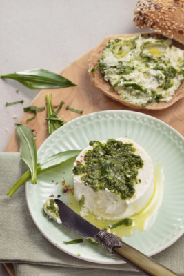 bio-verde Ziegenfrischkäse mit Bärlauch