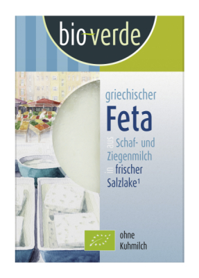 bio-verde Original griechischer Feta in Salzlake