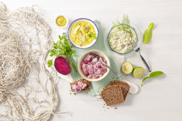 bio-verde Herings-Salat in Senf-Marinade