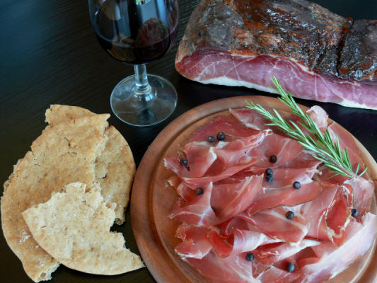 bio-verde Span. Jamón Serrano Aufschnitt