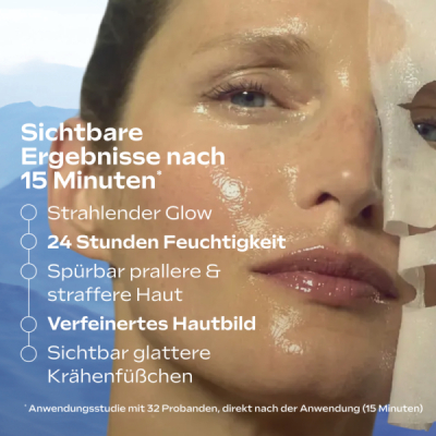 Weleda Exo Boost Collagen Tuchmaske Blauer Enzian