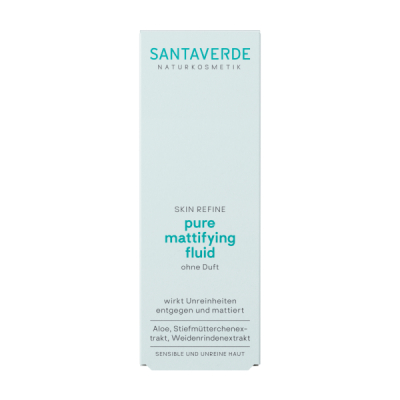 Santaverde pure mattifying fluid ohne Duft