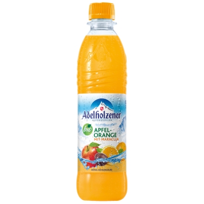 Adelholzener Orange Maracuja, 0,5 L Flasche