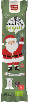 Rosengarten Veganer Schoko-Lolly Nikolaus