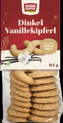 Rosengarten Dinkel-Vanille-Kipferl