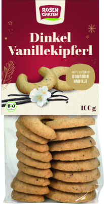 Rosengarten Dinkel-Vanille-Kipferl