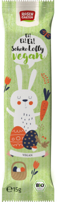 Rosengarten Veganer Schoko-Lolly Hase