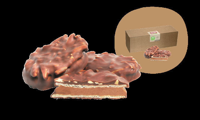 Rosengarten Nougat-Waffeln mit Mandelsplittern