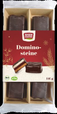 Rosengarten Dominosteine in Zartbitterschokolade