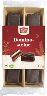 Rosengarten Dominosteine in Zartbitterschokolade