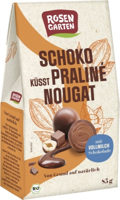 Rosengarten Schoko küsst Praliné Nougat