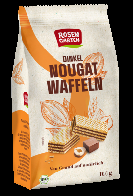 Rosengarten Dinkel-Nougat-Waffeln