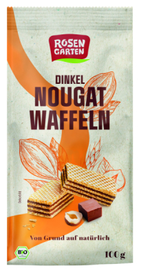 Rosengarten Dinkel-Nougat-Waffeln
