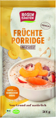 Rosengarten Früchte-Porridge ungesüßt