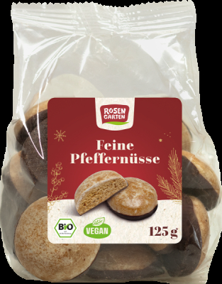 Rosengarten Pfeffernüsse mit Zartbitter-Schokoladenboden
