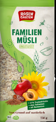 Rosengarten Familien-Müsli ungesüßt