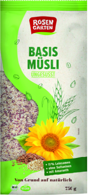 Rosengarten Basis-Müsli mit Amaranth ungesüßt