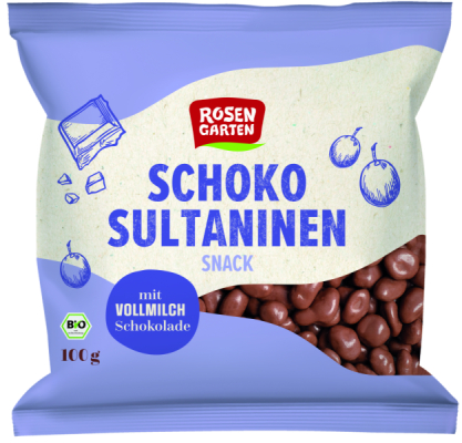 Rosengarten Schoko Sultaninen Snack