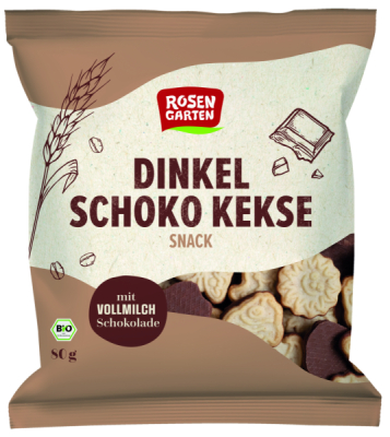 Rosengarten Dinkel Schoko Kekse Snack