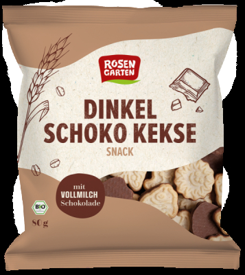 Rosengarten Dinkel Schoko Kekse Snack