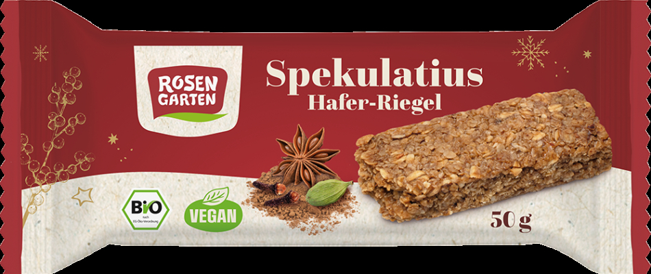 Rosengarten Spekulatius-Haferriegel