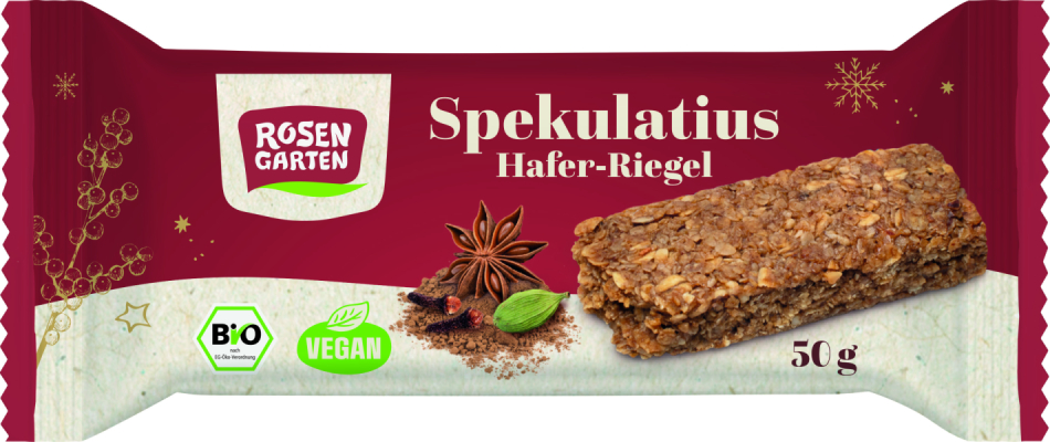 Rosengarten Spekulatius-Haferriegel