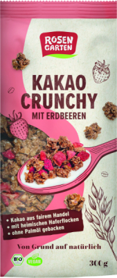 Rosengarten Kakao-Crunchy mit Erdbeeren