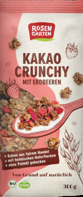 Rosengarten Kakao-Crunchy mit Erdbeeren