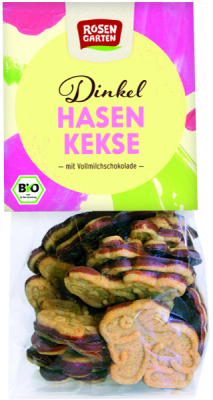 Rosengarten VM Dinkel Osterhasen Keks BIO