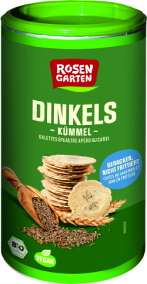 Rosengarten Dinkels Kümmel Cracker