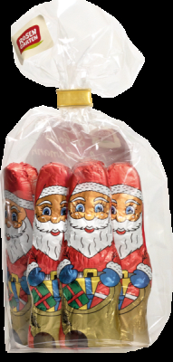 Rosengarten Vollmilch-Schoko-Weihnachtsmänner in Stanniol