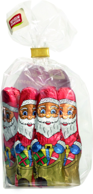 Rosengarten Vollmilch-Schoko-Weihnachtsmänner in Stanniol