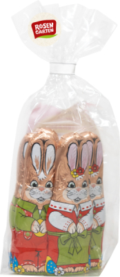 Rosengarten Vollmilch-Schoko-Osterhasen in Stanniolpapier