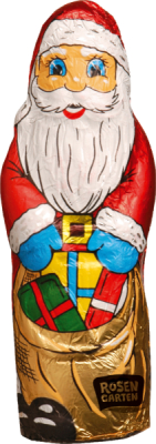 Rosengarten Vollmilch-Schoko-Weihnachtsmann in Stanniolpapier