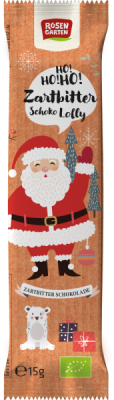 Rosengarten Zartbitter-Schoko-Lolly Nikolaus