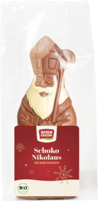 Rosengarten Vollmilch-Schoko-Nikolaus mit Bischofsmütze