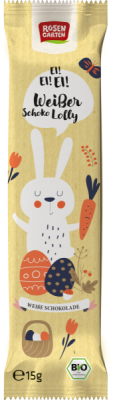 Rosengarten Weißer Schoko-Lolly Hase