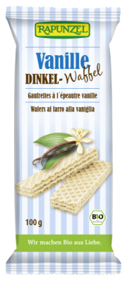 Rapunzel Dinkel-Waffeln Vanille