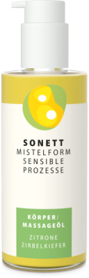 SONETT MISTELFORM. SENSIBLE PROZESSE Körper- und Massageöl Zitrone-Zirbelkiefer
