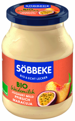 Söbbeke Bio Weidemilch Joghurt Pfirsich-Maracuja