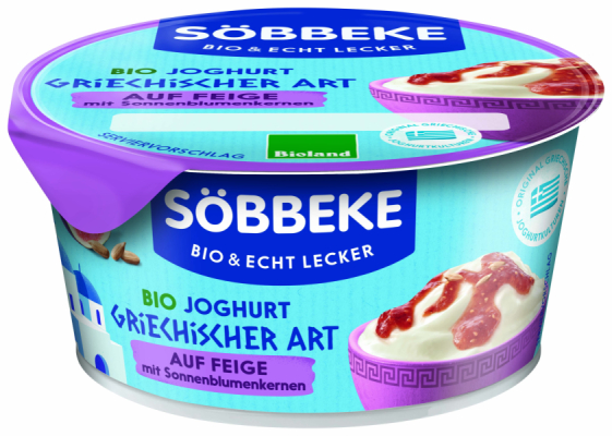 Söbbeke Bio Joghurt griechischer Art auf Feige 10 % Fett