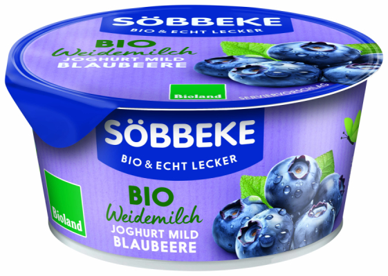 Söbbeke Bio Weidemilch Joghurt Blaubeere