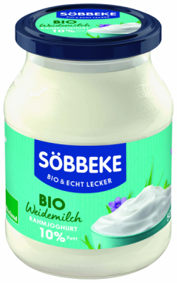 Söbbeke Bio Weidemilch Rahmjoghurt mild 10 % Fett