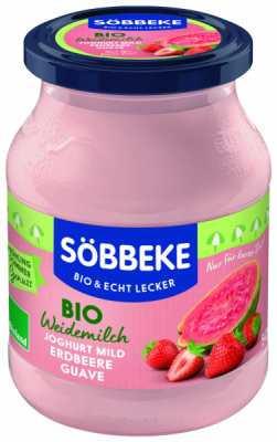 Söbbeke Bio Joghurt mild Erdbeere Guave 500 g