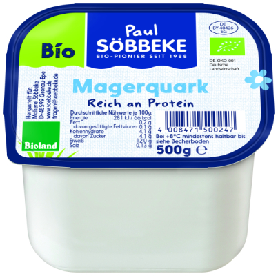 Söbbeke Bio Speisequark Magerstufe