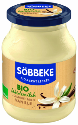 Söbbeke Bio Weidemilch Joghurt mild Vanille 3,8 % Fett