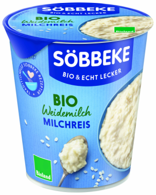 Söbbeke Bio Weidemilch Milchreis natur